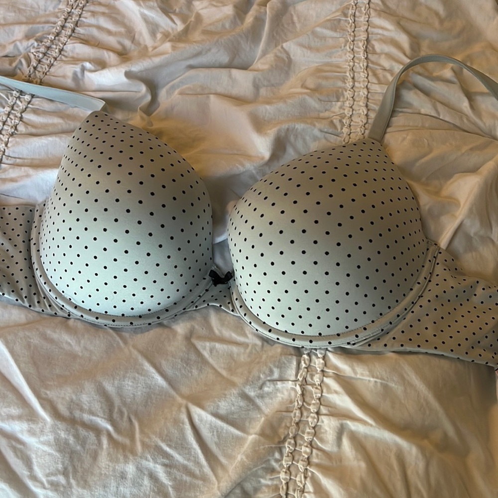 Baby blue bra